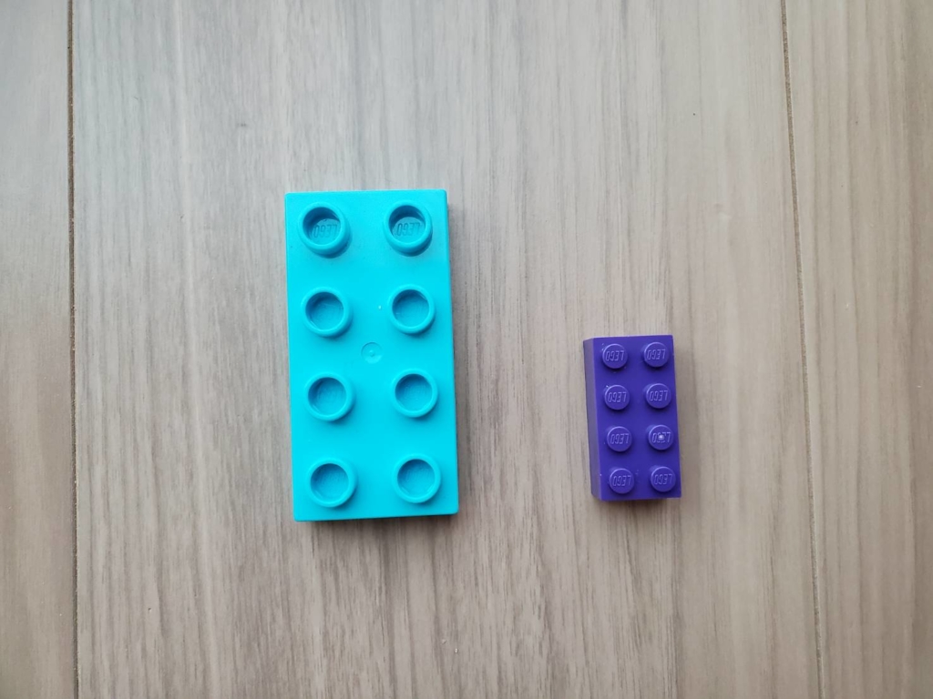 レゴデュプロ　レゴ　大きさ　比較